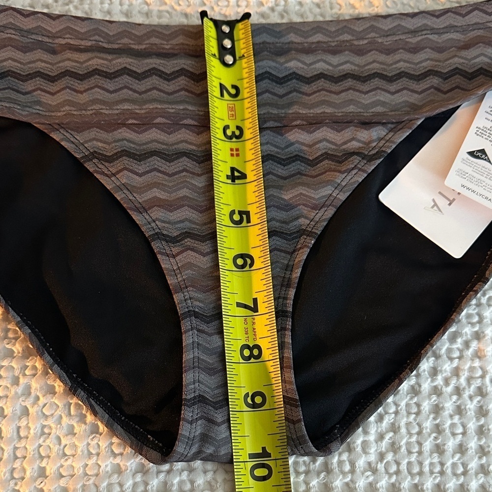 Athleta Jacquard Side Tie Multicolor Print Swim Bikini Bottom NWT Size Large - Picture 7 of 8